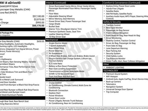 Used 2023 BMW i4 eDrive40 image 12