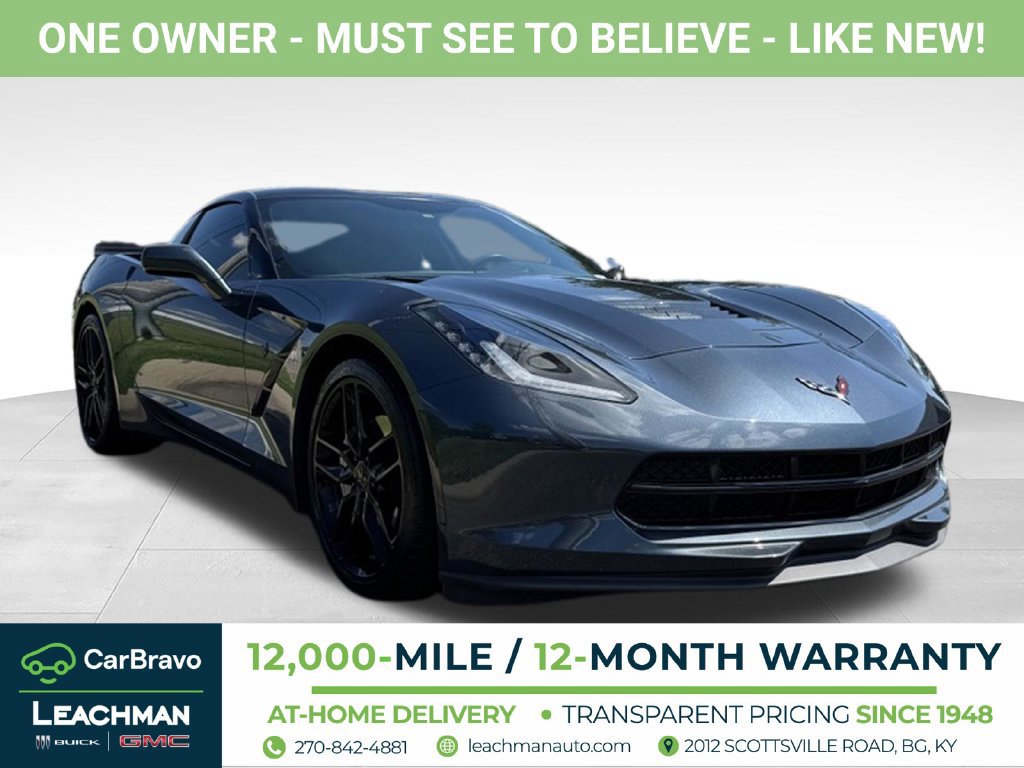 Certified 2019 Chevrolet Corvette Stingray Coupe w/ 1LT RWD 360° Tour