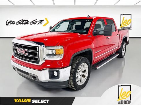 Used 2015 GMC Sierra 1500 SLT w/ SLT Crew Cab Value Package AWD/4WD image 1