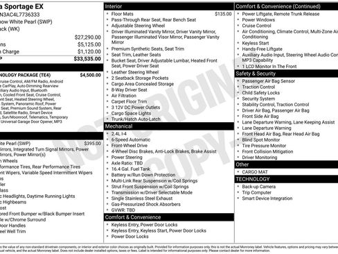 Used 2020 Kia Sportage EX w/ EX Technology Package FWD image 15