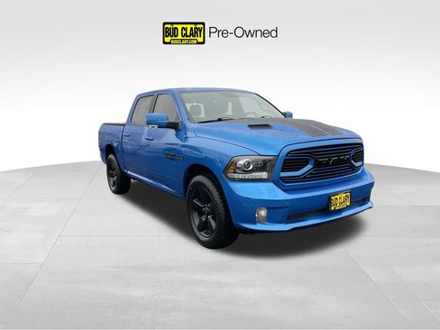 Used 2018 RAM 1500 Sport w/ Hydro Blue Sport Package image 1