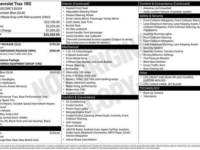 Used 2024 Chevrolet Trax RS w/ Sunroof Package