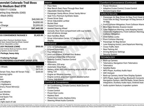 Used 2026 Chevrolet Colorado Trail Boss AWD/4WD image 18