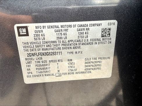 Used 2016 Chevrolet Equinox LT w/ Convenience Package image 31