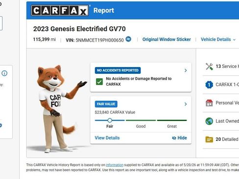 Used 2023 Genesis Electrified GV70 w/ Prestige Package AWD/4WD image 36