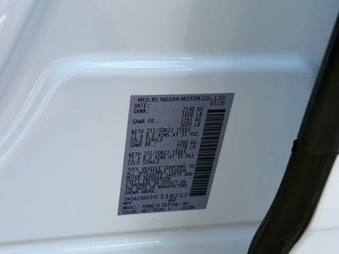 New 2026 Nissan Murano Platinum w/ Cargo Package AWD/4WD image 31