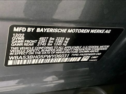 Used 2023 BMW 530i w/ Convenience Package RWD image 13