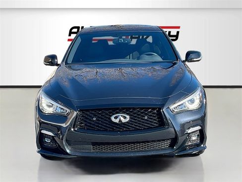 Used 2024 INFINITI Q50 Red Sport 400 w/ Black Opal Edition image 2