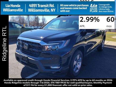 New 2026 Honda Ridgeline RTL image 9