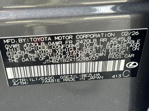 New 2026 Lexus IS 350 F Sport RWD image 20