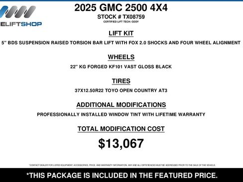 Used 2025 GMC Sierra 2500 AT4X AWD/4WD image 2