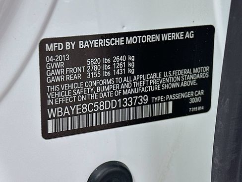 Used 2013 BMW 750Li RWD image 33