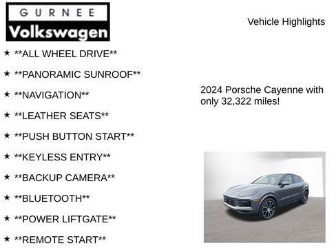 Used 2024 Porsche Cayenne Coupe AWD/4WD image 7