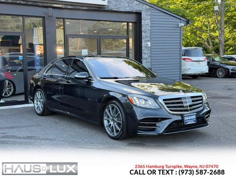 Used 2018 Mercedes-Benz S 560 4MATIC Sedan w/ AMG Line Exterior image 7