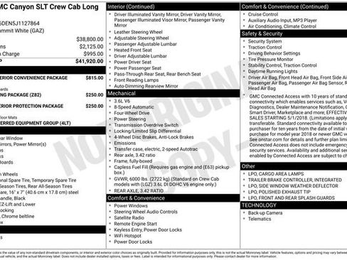 Used 2018 GMC Canyon SLT image 6