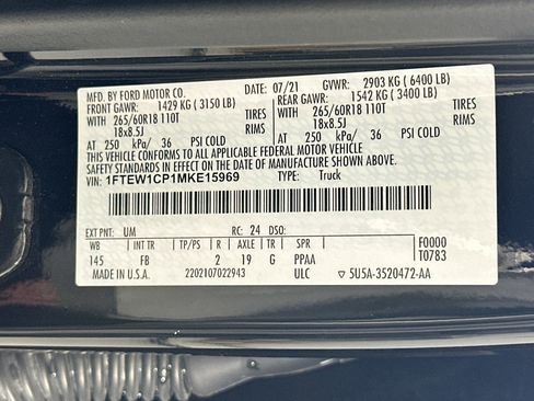 Used 2021 Ford F150 XLT w/ Equipment Group 302A High RWD image 30