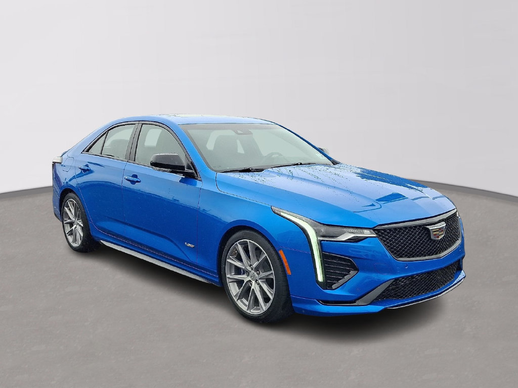 Certified 2024 Cadillac CT4 V w/ Technology Package RWD image 3