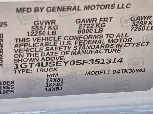 New 2025 GMC Sierra 3500 Pro w/ 1SA Pro Safety Plus Package image 26