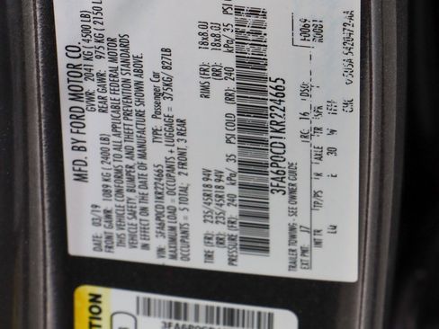 Used 2019 Ford Fusion SEL image 30