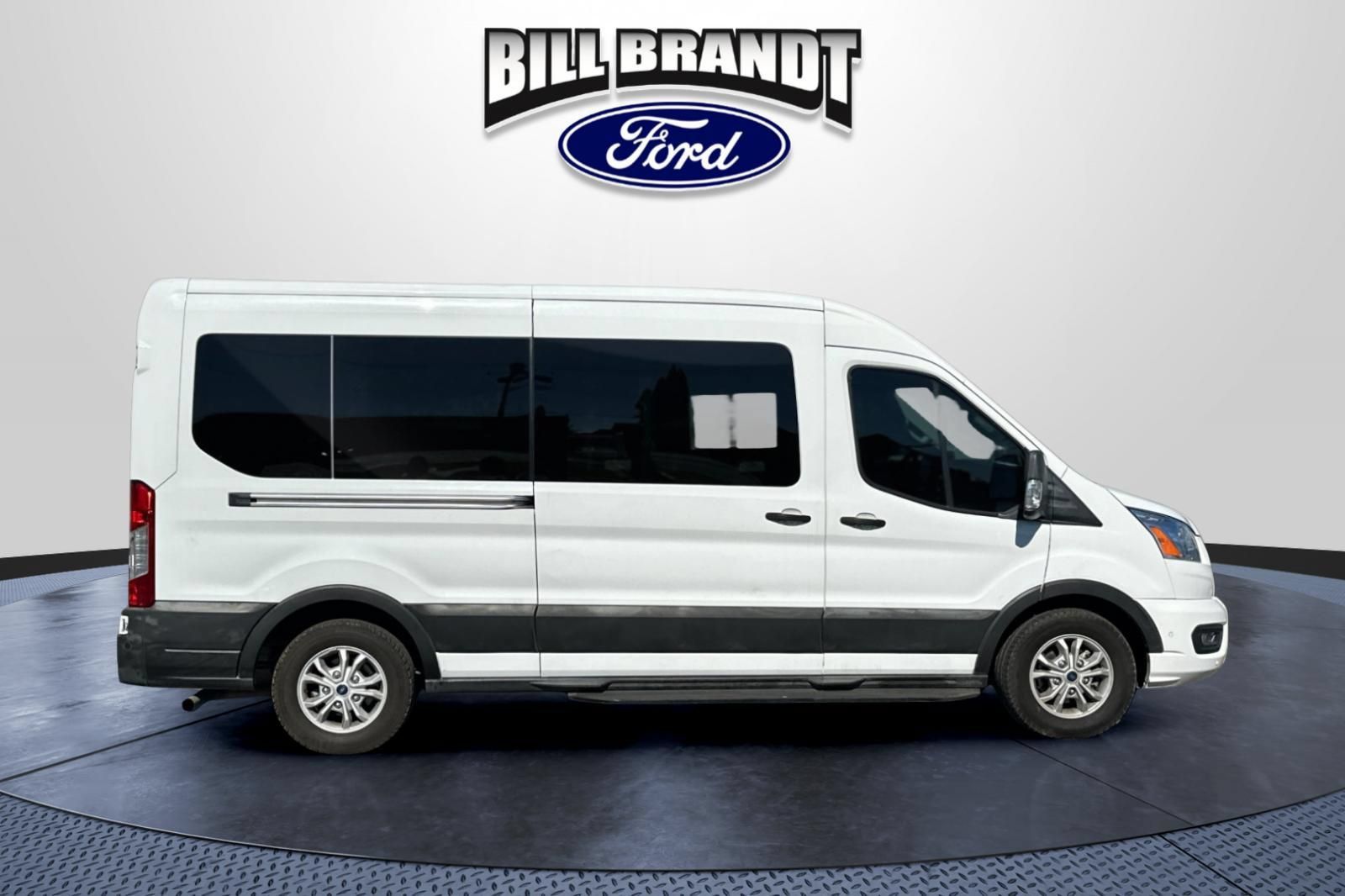 Certified 2021 Ford Transit 350 148 Medium Roof Wagon RWD image 2