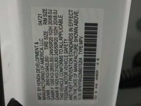 Used 2021 Honda Pilot Special Edition image 38