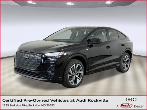 Used 2023 Audi Q4 e-tron Prestige w/ Black Optic Package AWD/4WD image 1