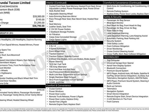 Used 2022 Hyundai Tucson Limited FWD image 17
