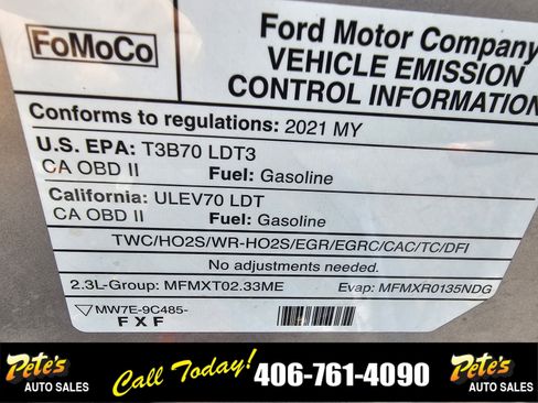 Used 2021 Ford Ranger XL w/ Equipment Group 101A High image 22