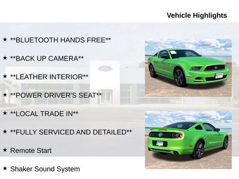 Used 2014 Ford Mustang Premium w/ V6 Performance Package RWD image 6