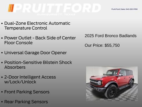 Used 2025 Ford Bronco Badlands AWD/4WD image 36