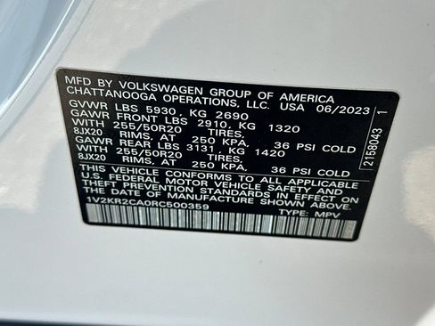 Used 2024 Volkswagen Atlas SE AWD/4WD image 29