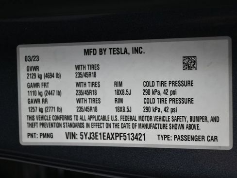 Used 2023 Tesla Model 3 Standard Range RWD image 6