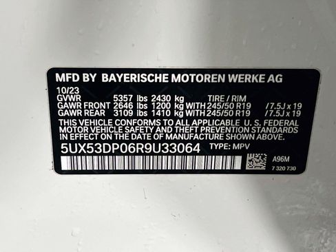 Used 2024 BMW X3 xDrive30i w/ Convenience Package AWD/4WD image 33