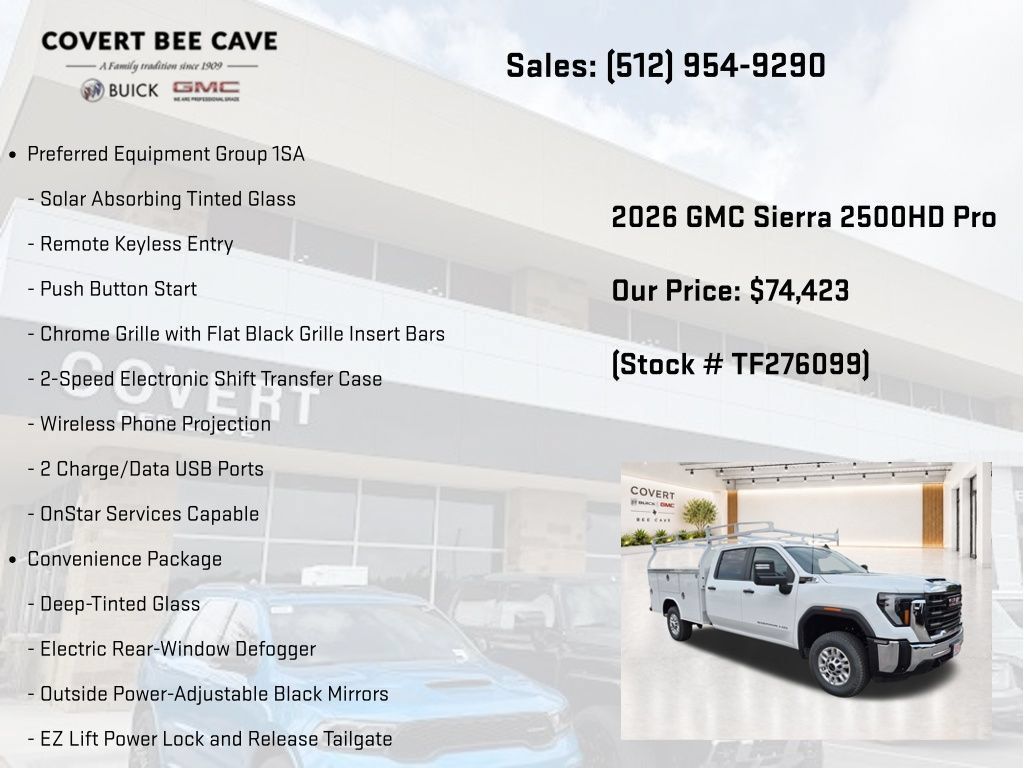 New 2026 GMC Sierra 2500 Pro w/ Convenience Package AWD/4WD image 7