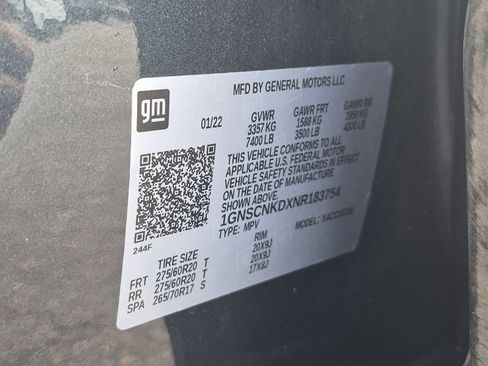 Certified 2022 Chevrolet Tahoe LT w/ LT Signature Plus Package RWD image 73