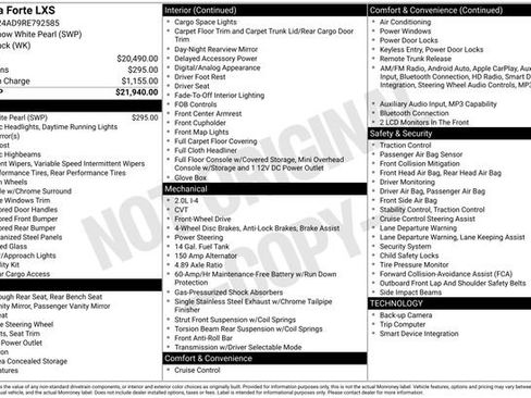 Used 2024 Kia Forte LXS FWD image 30