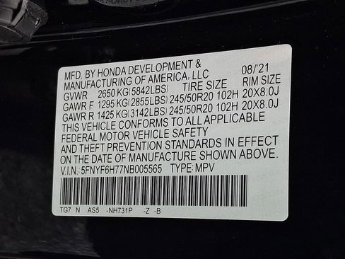 Used 2022 Honda Pilot Black Edition image 23