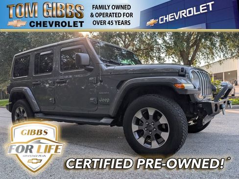 Used 2020 Jeep Wrangler Unlimited Sahara AWD/4WD image 1