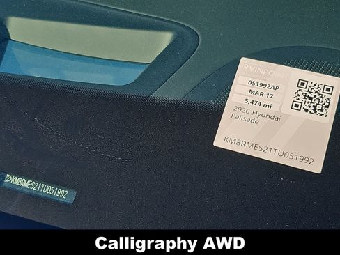 Used 2026 Hyundai Palisade Calligraphy AWD/4WD image 24