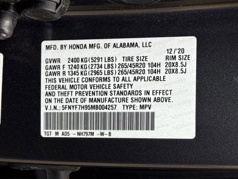 Used 2021 Honda Passport Touring image 30