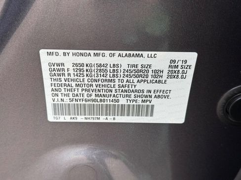 Used 2020 Honda Pilot Touring image 32