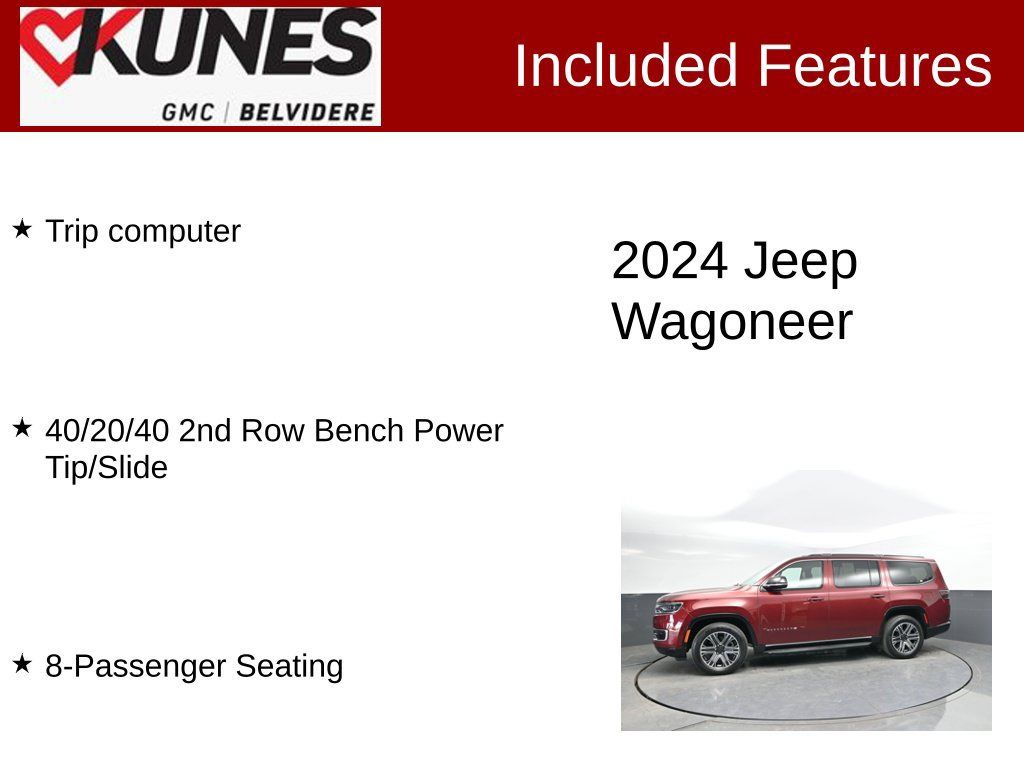 Used 2024 Jeep Wagoneer Series II w/ Flexible Seating Group AWD/4WD image 2