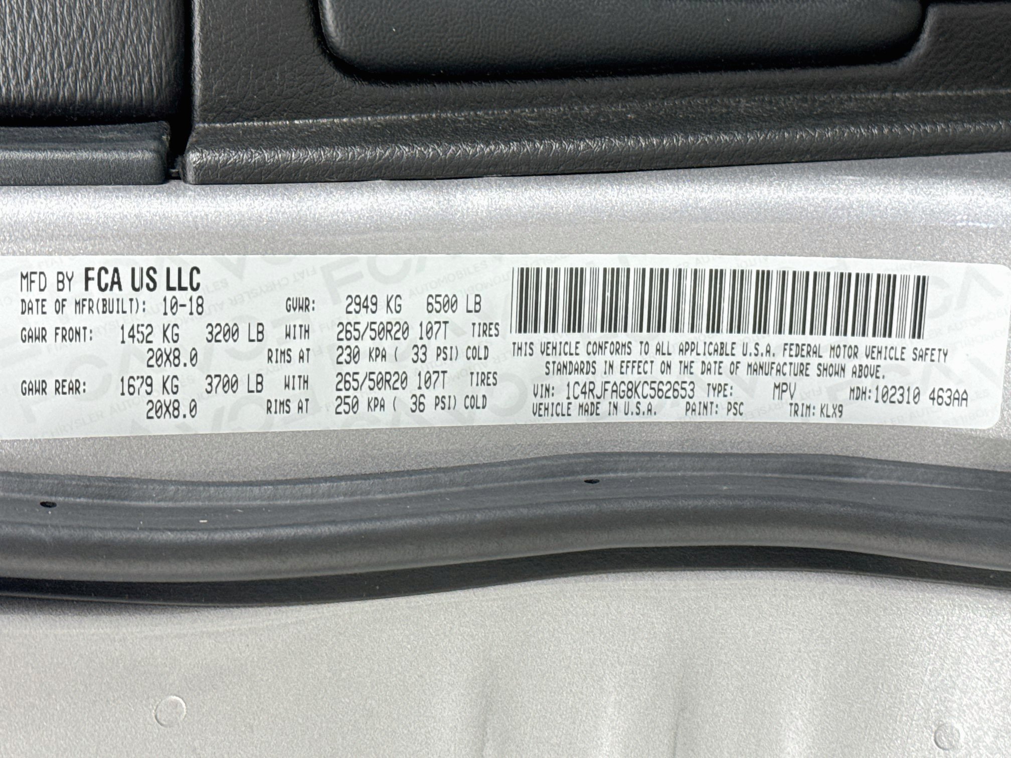 Used 2019 Jeep Grand Cherokee Altitude AWD/4WD image 33