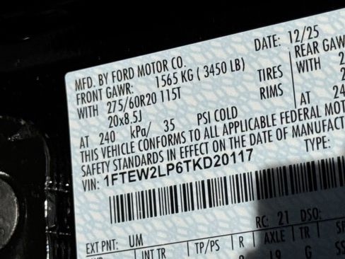 New 2026 Ford F150 STX w/ Equipment Group 200A image 29