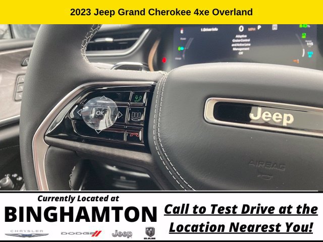 New 2023 Jeep Grand Cherokee Overland w/ Luxury Tech Group IV AWD/4WD image 13