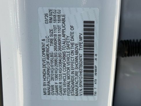 Certified 2026 Honda Pilot TrailSport image 32