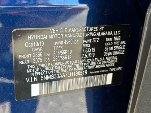 Used 2020 Hyundai Santa Fe SEL FWD image 18