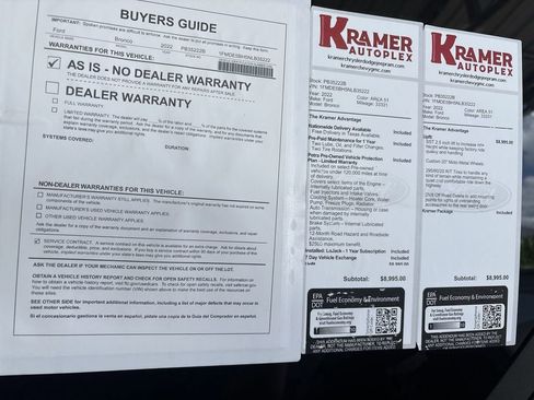 Used 2022 Ford Bronco Outer Banks AWD/4WD image 35