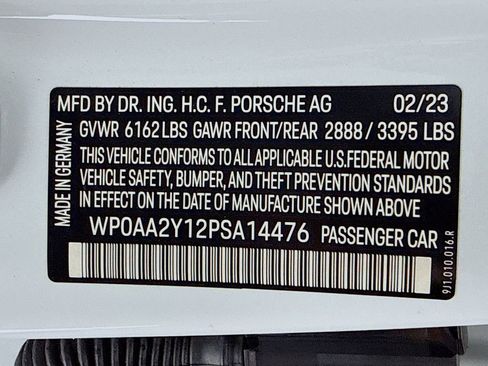 Certified 2023 Porsche Taycan RWD image 12