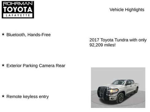 Used 2017 Toyota Tundra SR5 AWD/4WD image 7